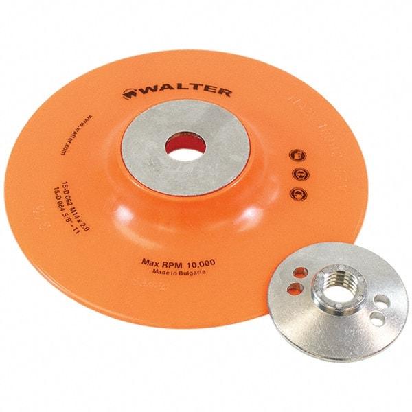 WALTER Surface Technologies - 6" Diam Disc Backing Pad - 10,200 RPM - Industrial Tool & Supply