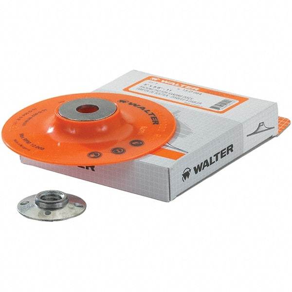 WALTER Surface Technologies - 5" Diam Disc Backing Pad - 12,200 RPM - Industrial Tool & Supply