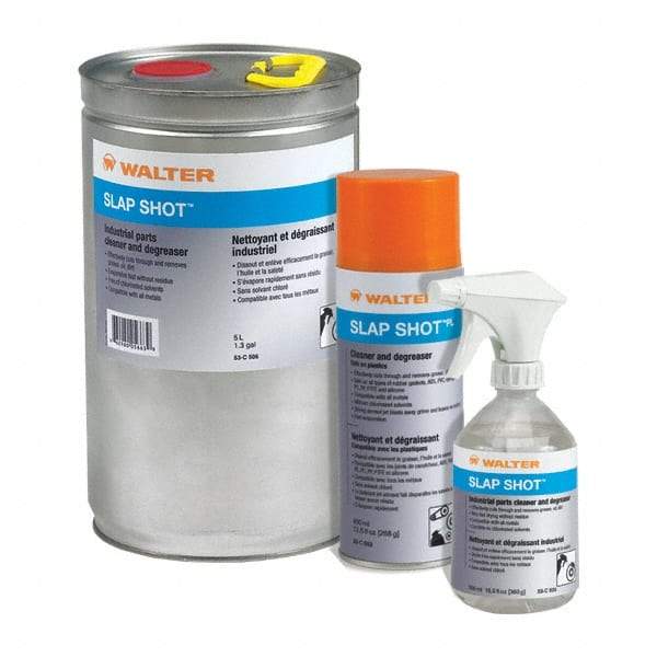 WALTER Surface Technologies - 1.3 Gal Can Cleaner/Degreaser - Nonchlorinated, Characteristic - Industrial Tool & Supply