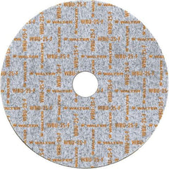WALTER Surface Technologies - 6" Diam, 1/4" Face Width, 1" Center Hole, Fine Grade, Silicon Carbide Deburring Wheel - Unitized, Soft Grade, 5,000 RPM - Industrial Tool & Supply