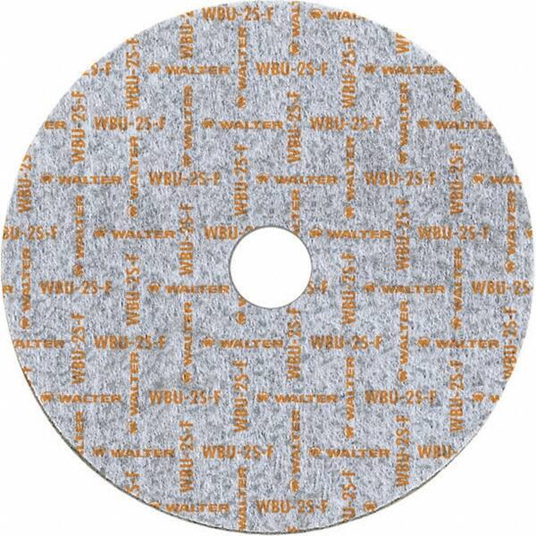 WALTER Surface Technologies - 6" Diam, 1" Face Width, 1" Center Hole, Fine Grade, Silicon Carbide Deburring Wheel - Unitized, Soft Grade, 5,000 RPM - Industrial Tool & Supply