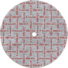 WALTER Surface Technologies - 3" Diam, 1/4" Face Width, 3/8" Center Hole, Fine Grade, Silicon Carbide Deburring Wheel - Unitized, Medium Grade, 18,100 RPM - Industrial Tool & Supply