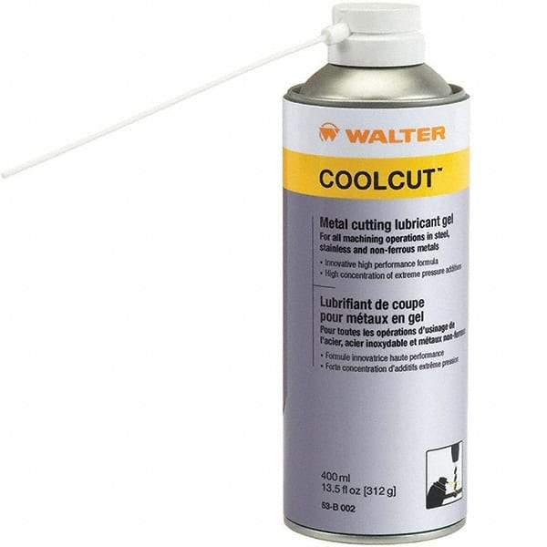 WALTER Surface Technologies - CoolCut, 11 oz Aerosol Cutting Fluid - Gel, For Broaching, Drilling, Milling, Reaming, Sawing, Shearing, Tapping - Industrial Tool & Supply