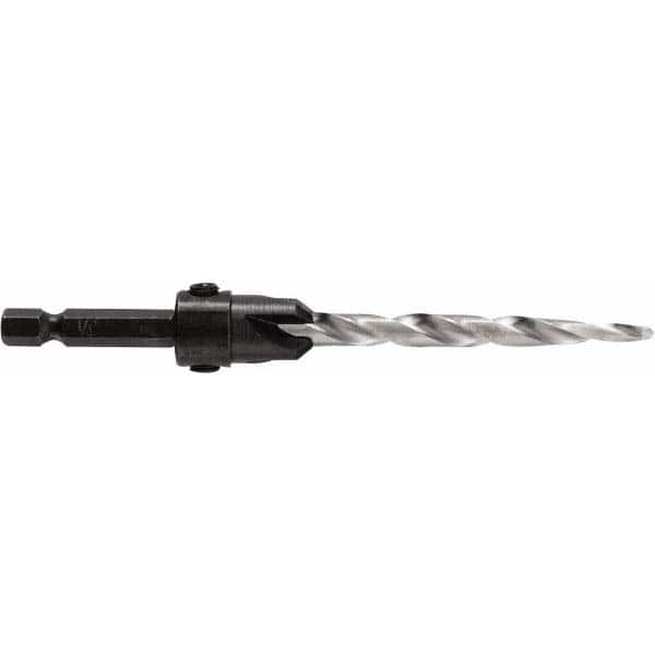Irwin - Adjustable-Depth Drill Countersinks Cutter Head Diameter (Inch): 1/2 Drill Size Compatibility (Decimal Inch): 0.2500 - Industrial Tool & Supply