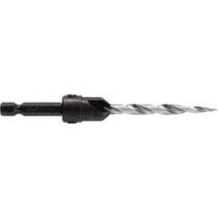 Irwin - Adjustable-Depth Drill Countersinks Cutter Head Diameter (Inch): 7/16 Drill Size Compatibility (Decimal Inch): 0.2188 - Industrial Tool & Supply