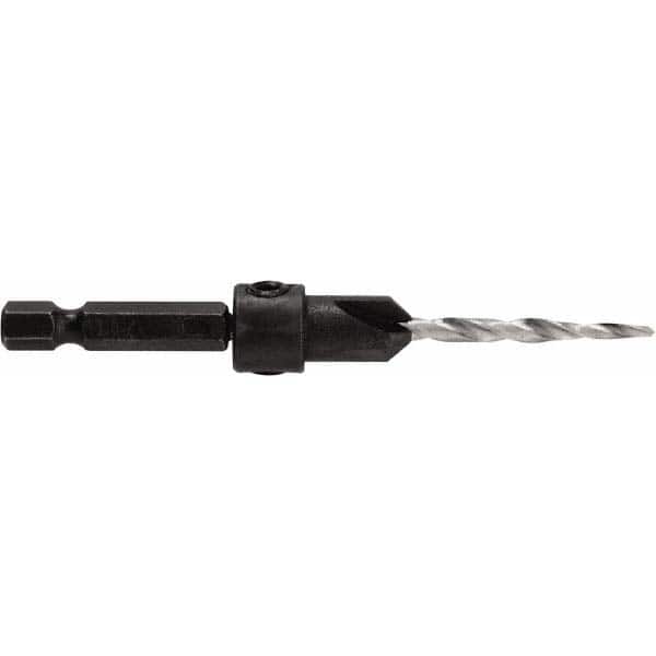 Irwin - Adjustable-Depth Drill Countersinks Cutter Head Diameter (Inch): 5/16 Drill Size Compatibility (Decimal Inch): 0.1406 - Industrial Tool & Supply
