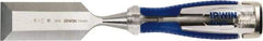 Irwin - 1-1/2" Blade Width Wood Chisel - Acetate Handle - Industrial Tool & Supply