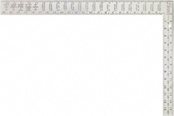 Irwin - 24" Blade Length, 16" Base Length Aluminum Square - Industrial Tool & Supply
