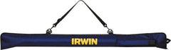 Irwin - 78" Long, Level Soft Case Mount - Blue, Use with Utility Levels - Industrial Tool & Supply