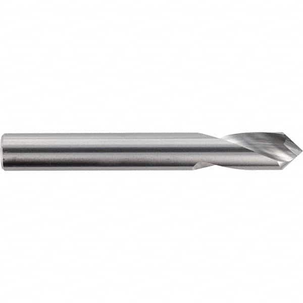 Melin Tool - 4mm Body Diam, 90°, 52mm OAL, Cobalt Spotting Drill - Industrial Tool & Supply