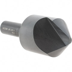 Melin Tool - 1-1/4" Head Diam, 1/2" Shank Diam, 1 Flute 90° High Speed Steel Countersink - Industrial Tool & Supply