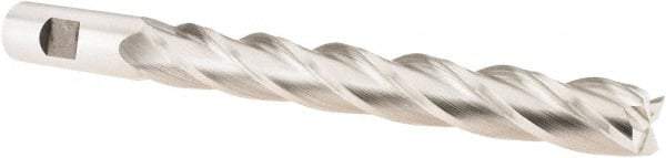 Melin Tool - 3/4", 6" LOC, 3/4" Shank Diam, 8-1/4" OAL, 4 Flute, Cobalt Square End Mill - Single End, Uncoated, Spiral Flute, 30° Helix, Centercutting, Right Hand Cut, Right Hand Flute - Industrial Tool & Supply