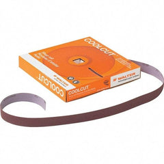 WALTER Surface Technologies - 1-1/2" x 50 Yd 80 Grit Aluminum Oxide Cloth Roll - J Weighted Backing - Industrial Tool & Supply