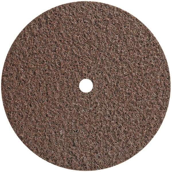 WALTER Surface Technologies - 5" Diam, Aluminum Oxide Hook & Loop Disc - Coarse Grade, Coated, Series 07-R, Quick-Step Blendex - Industrial Tool & Supply