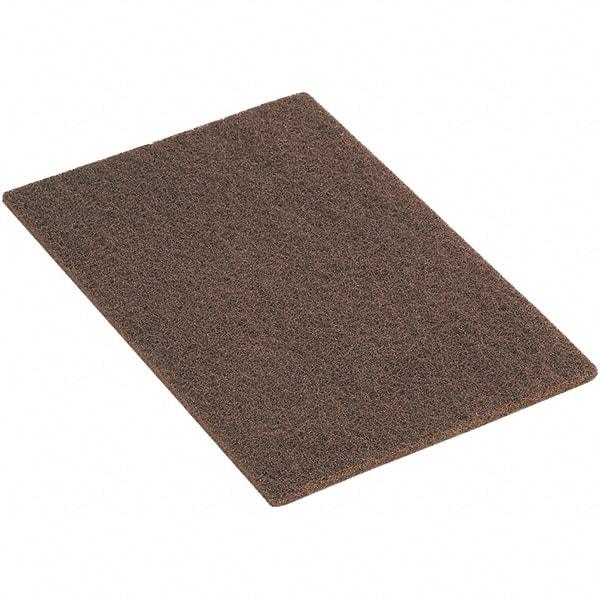 WALTER Surface Technologies - Coarse Grade, Aluminum Oxide Hand Pad - Tan, 6" Wide x 9" Long, Nonwoven - Industrial Tool & Supply