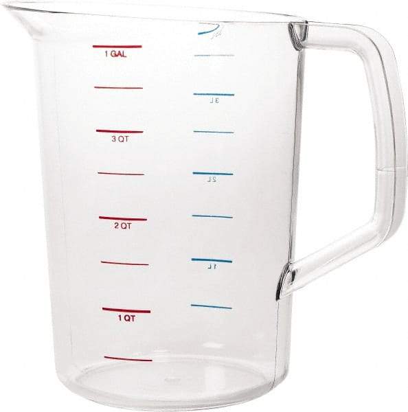 Rubbermaid - 4 Quart Polycarbonate Measuring Cup - Industrial Tool & Supply
