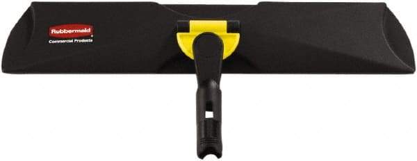Rubbermaid - 18" Long x 86mm Wide Plastic Dust Mop Frame - Black, Quick Connect - Industrial Tool & Supply
