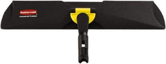 Rubbermaid - 18" Long x 86mm Wide Plastic Dust Mop Frame - Black, Quick Connect - Industrial Tool & Supply