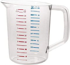 Rubbermaid - 2 Quart Polycarbonate Measuring Cup - 125 ml Graduation - Industrial Tool & Supply