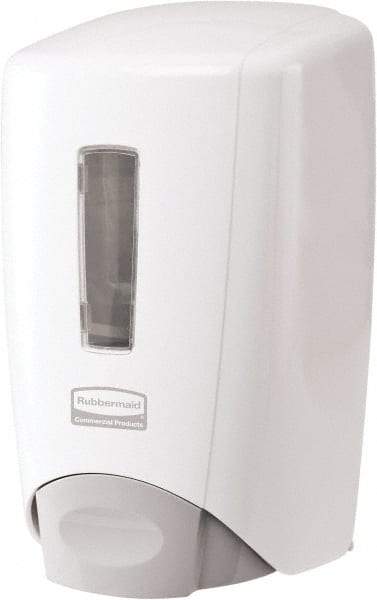 Rubbermaid - 500 mL Foam/Liquid Hand Soap Dispenser - Plastic, Wall Mounted, White - Industrial Tool & Supply