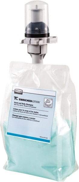 Rubbermaid - 1,300 mL Dispenser Refill Fresh Spring Hair & Body Wash - Teal - Industrial Tool & Supply