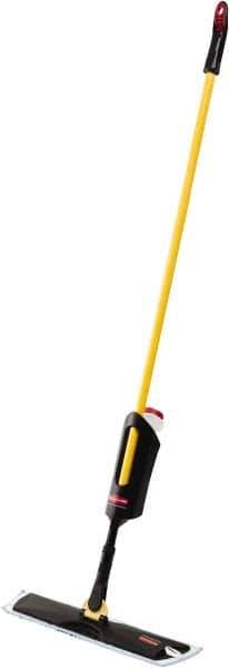 Rubbermaid - Single Sided Spray Mop and Frame Kit - 4-1/2 Inch Long x 3-1/2 Inch Wide Microfiber Head, 52 Inch Long Handle - Industrial Tool & Supply