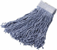 Rubbermaid - 5" White Head Band, Large Synthetic Cut End Mop Head - 4 Ply, Clamp Jaw Connection - Industrial Tool & Supply