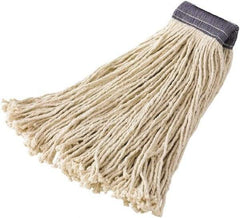 Rubbermaid - 5" Blue Head Band, X-Large Blended Fiber Cut End Mop Head - 4 Ply, Side Loading Connection - Industrial Tool & Supply