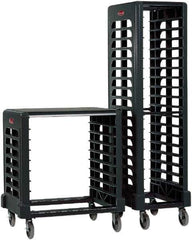 Rubbermaid - 18 Shelf, Black Pan Storage Rack - 473.2mm Wide x 1,724.15mm High x 23-3/4" Deep - Industrial Tool & Supply