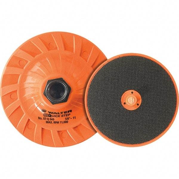 WALTER Surface Technologies - 6" Diam Disc Backing Pad - 8,000 RPM - Industrial Tool & Supply