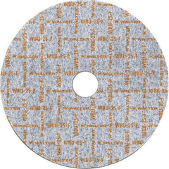 WALTER Surface Technologies - 6" Diam, 1/2" Face Width, 1" Center Hole, Fine Grade, Silicon Carbide Deburring Wheel - Unitized, Soft Grade, 5,000 RPM - Industrial Tool & Supply