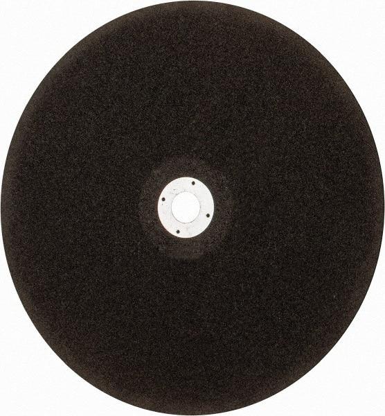 WALTER Surface Technologies - 14" 24 Grit Aluminum Oxide Cutoff Wheel - 1/8" Thick, 1" Arbor, 5,400 Max RPM, Use with Electric & Gas Powered Saws - Industrial Tool & Supply