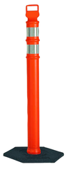 Delineator Orange with 10lb. Base - Industrial Tool & Supply