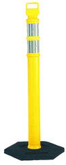 Delineator Yellow with 10lb Base - Industrial Tool & Supply