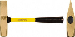 Ampco - 3 Lb Head Nonsparking Cutoff Hammer - 15" OAL, 15" Long Fiberglass Handle - Industrial Tool & Supply