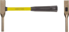 Ampco - Nonsparking Backing Out Hammer - 14" OAL, 14" Long Fiberglass Handle, 0.391" Face Diam - Industrial Tool & Supply
