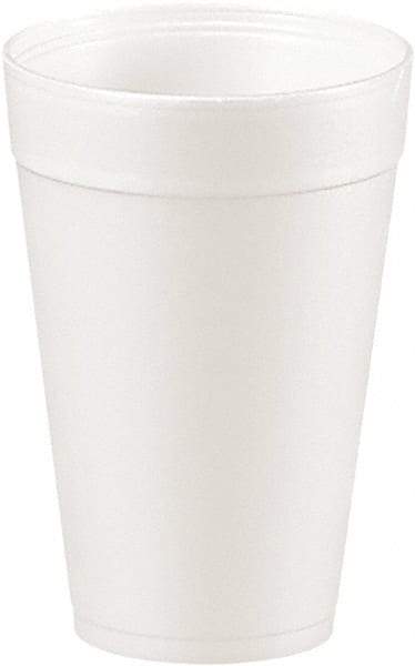 DART - Foam Drink Cups, 32 oz, 25/Bag, 20 Bags/Carton - White - Industrial Tool & Supply