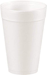 DART - Foam Drink Cups, 32 oz, 25/Bag, 20 Bags/Carton - White - Industrial Tool & Supply