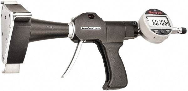 Starrett - Electronic Bore Gages Type: Pistol Grip Electronic Bore Gage Minimum Measurement (Decimal Inch): 5.0000 - Industrial Tool & Supply