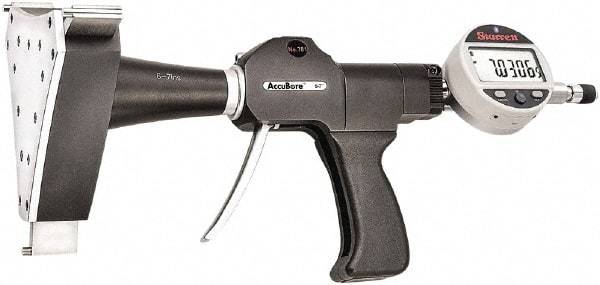 Starrett - Electronic Bore Gages Type: Pistol Grip Electronic Bore Gage Minimum Measurement (Decimal Inch): 6.0000 - Industrial Tool & Supply