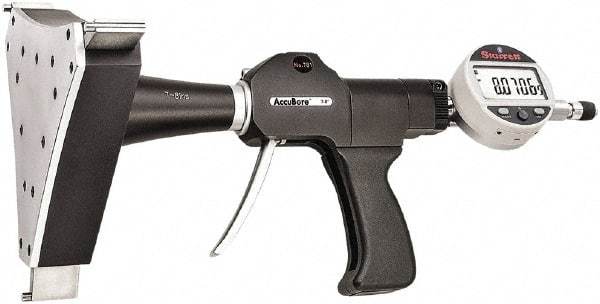 Starrett - Electronic Bore Gages Type: Pistol Grip Electronic Bore Gage Minimum Measurement (Decimal Inch): 7.0000 - Industrial Tool & Supply