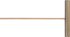 Ampco - 2mm Hex, T-Handle, Nonsparking Hex Key - 150mm OAL, Beryllium Copper Alloy & Nickel Aluminum Bronze, Metric System of Measurement - Industrial Tool & Supply