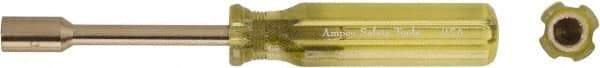 Ampco - 15mm Solid Shaft Nonsparking Nutdriver - Plastic Handle, 9-1/16" OAL - Industrial Tool & Supply