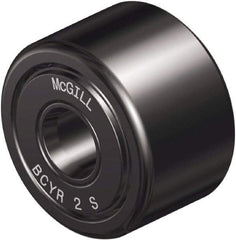 McGill - 1" Bore, 3" Roller Diam x 1-3/4" Roller Width, Steel Sealed Self-Lubricating Yoke Cam Follower with Nonmetallic Bushing - 1.81" Overall Width - Industrial Tool & Supply