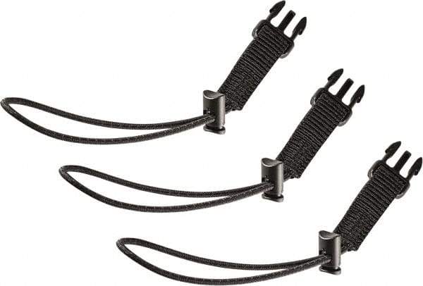 Ergodyne - 0.5' Long, 2 Lb Capacity, 0 Leg Quick Connect Harness Loop - Technora Cord, Carabiner Anchorage Connection - Industrial Tool & Supply