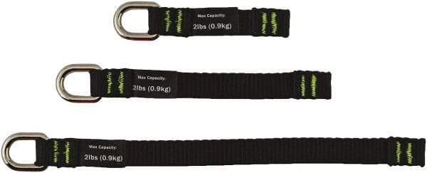 Ergodyne - Fall Protection Tool Tails - Black - Industrial Tool & Supply
