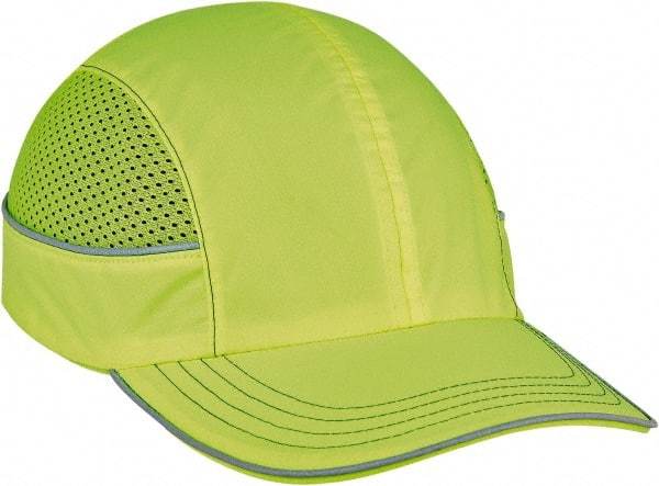 Ergodyne - Nylon Bump Cap - Adjustable Locking Strap, Vented, Lime - Industrial Tool & Supply