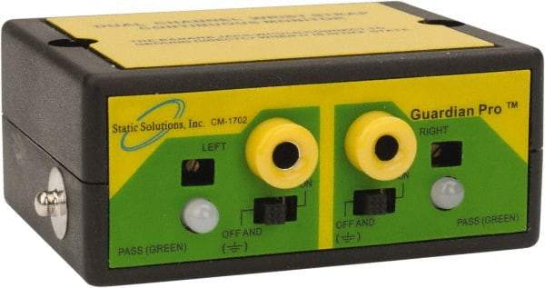 PRO-SAFE - Anti-Static Monitors & Testers Type: ESD Dual Monitor Power Source: Plug-In - Industrial Tool & Supply