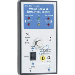 PRO-SAFE - Anti-Static Monitors & Testers Type: Wrist Strap Tester Power Source: Plug-In - Industrial Tool & Supply