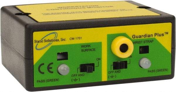 PRO-SAFE - Anti-Static Monitors & Testers Type: ESD Constant Monitor Power Source: Plug-In - Industrial Tool & Supply